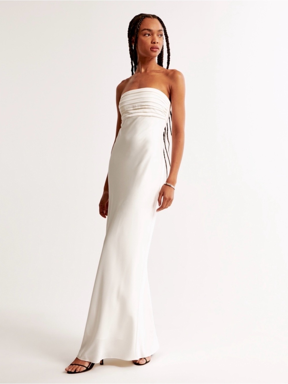NEW Abercrombie & Fitch The A&F Emerson Strapless Slim Maxi Dress